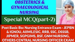 obstetrics and gynaecological nursing I special questions and answers I preparation for JEPBN part2 [upl. by Beaufert]