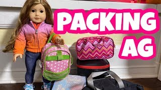 Packing American Girl Doll For Hawaii 2019 [upl. by Saisoj]