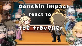 REPOST  Genshin Impact React To The Traveller 💗  Angst 💔 [upl. by Birecree]