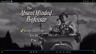 The Absent Minded Professor 2003 DVD Menu Walkthrough [upl. by Irrac]