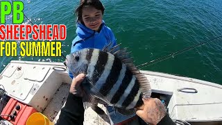 Fishing Ponce Inlet Jetties For Big Sheepshead [upl. by Brenner]