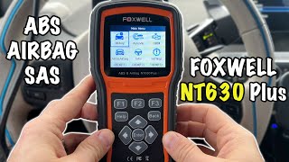 FOXWELL NT630 Plus  The Perfect Solution for ABS and SRS Diagnostics [upl. by Hannahsohs539]