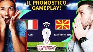 🎮🇮🇹🇲🇰 ITALIAMACEDONIA DEL NORD  CI GIOCHIAMO IL MONDIALE PES 2021 [upl. by Oika]