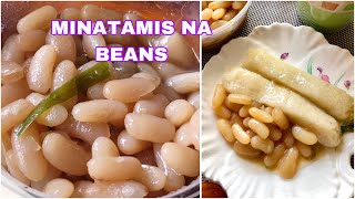 TRADITIONAL MINATAMIS DESSERT MINATAMIS NA BEANS [upl. by Erialb]