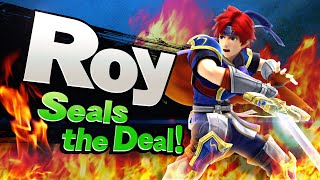 【Smash Bros for Nintendo 3DS  Wii U】Roy seals the deal [upl. by Enileuqkcaj]