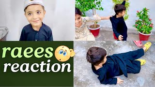 Raees Ko Necha Phank Diya 🥺  Raees Reaction foryou vlog dailyvlog [upl. by Limaa]