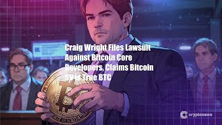 Craig Wright Files Lawsuit Against Bitcoin Core Developers Claims [upl. by Airdnna]