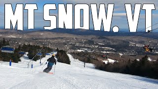 Skiing Killington VT Top to Bottom  Longest Possible Route [upl. by Adnawed]