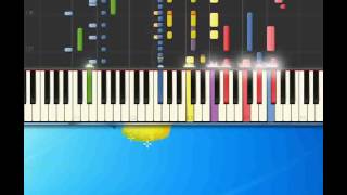 Calabrisella mia AAVV Piano tutorial by Synthesia [upl. by Ttehr]