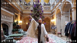 CHRISTMAS AT DOWNTON ABBEY 🎄 A Festive Visit to Highclere Castle 🎄Vlogmas Day 18 [upl. by Lap903]