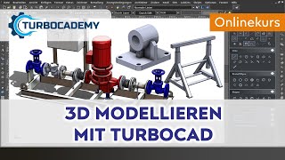 TurboCAD 3D Modellieren [upl. by Eleumas]