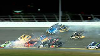 Huge crash during 2013 Daytona Truck race [upl. by Ivetts]