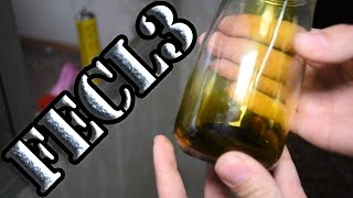 👩‍🔬🤯Cómo hacer cloruro ferrico MÁS FÁCIL IMPOSIBLE  How to make ferric chloride [upl. by Gerdy]