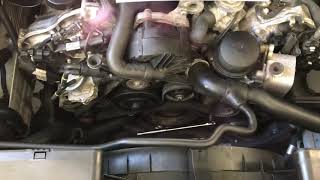 Change Serpentine Belt 2011 e350 Mercedes [upl. by Chancellor]