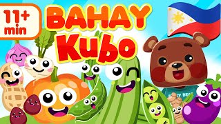 Bahay Kubo  Filipino Nursery Rhyme Compilation  Awiting Pambata Song [upl. by Davon35]