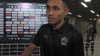 Post match interview Teerasil Dangda [upl. by Inuat190]