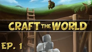 Building A Shelter  Ep 1  Craft the World  Lets Play [upl. by Esinrahc]