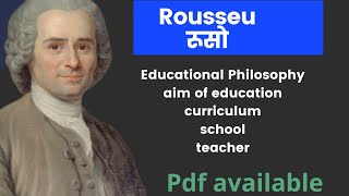 Rousseau  western philosopher [upl. by Avek343]