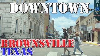 Brownsville  Texas  4K Downtown Drive [upl. by Atiek]