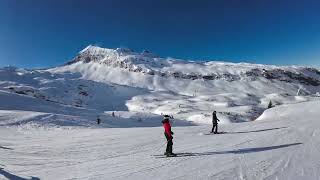 Skiing Into Avoriaz via Blue Chavanette [upl. by Aerona]