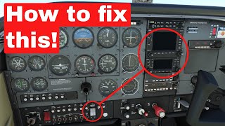 MSFS2020 broken avionics FIX  QUICK and EASY [upl. by Merrili]