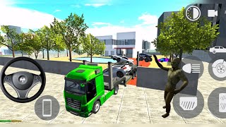 Franklin Transport Audi Car With Truck 💫audi truck franklin [upl. by Anaitit]