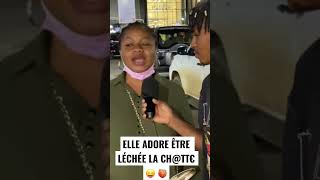 ❤️ ELLE ADORE ÊTRE LÉCHÉE LA CHTT€ 😛 🍑 microtrottoir team237 comedy funny street shorts [upl. by Alansen]