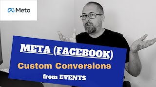 How to configure Custom Conversions on Meta Facebook based on Events amp Parameters [upl. by Hameean]