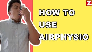 How To Use AirPhysio  Step By Step Guide [upl. by Olemrac818]