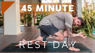 Revitalize Your Mind and Body 45 Minute Rest Day Yoga  Breathe and Flow Yoga [upl. by Still]