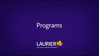 Undergraduate Programs at Wilfrid Laurier University [upl. by Nakhsa]