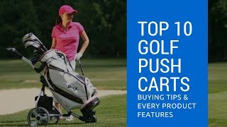 Top 2023 Golf Push Cart Reviews Find the Best Caddy for Your Game [upl. by Ronica458]