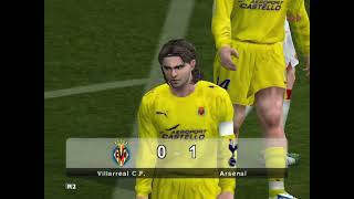 PES 6 ONLINE  LIGA COMUNIDAD PES MASTER  ARSENAL VS VILLAREAL [upl. by Ravahs]