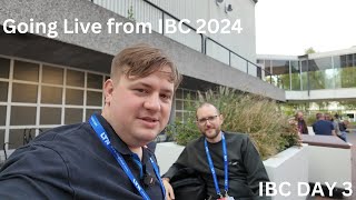 Going live from IBC and Getting Lost in the Metro IBC Vlog Day 3 [upl. by Buford]