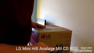 LG CM2460 Mini Hifi Analage mit 100 Watt RMS [upl. by Prunella]