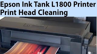 How To Fix Blank Page Printing Issue Epson Ink Tank L1800 Printer [upl. by Seagrave]