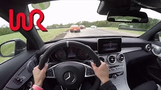 2017 AMG C63 S Coupe  WR TV POV Track Review [upl. by Eiramlirpa]