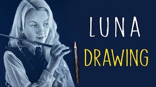 Luna Lovegood Drawing ⚡ Harry Potter Art [upl. by Cirillo]