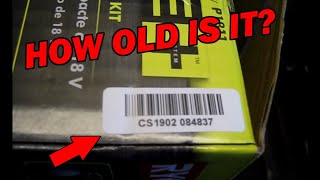 How to read Ryobi date codes [upl. by Wentworth176]