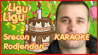 SERBIAN  KARAOKE SRECAN RODJENDAN INSTRUMENTAL â… LIGU LIGU â… Decije pesme  SerbianGamesBL [upl. by Karon703]