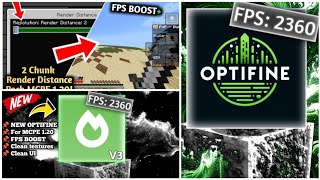 3 INSANE FPS Boost Mods For MCPE 120  FPS BOOST Optifine For MCPE 120  FPS BOOST Optifine 120 [upl. by Alyam516]