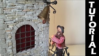 💡 TUTORIAL Pastore suona la campana 🔔 in movimento ⚙️  Statuina per Presepe [upl. by Notreb]