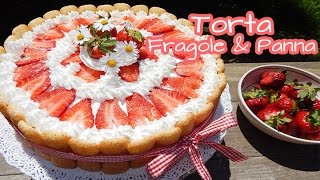 TORTA FRAGOLE E PANNA [upl. by Mohun]