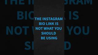 The Instagram Bio Link is NOT What You Should Be Using  Heres What Is instagramforbusiness [upl. by Aiset]