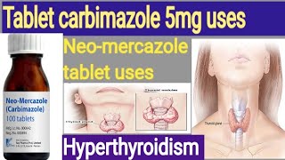 Neo mercazole 5mg tablet uses  carbimazole tablets uses [upl. by Nolrev]