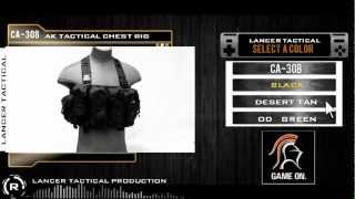 Lancer Tactical CA308 AK Tactical Chest Rig [upl. by Denn181]