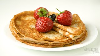 The Best Low Carb Keto Cream Cheese Pancakes Or Crepes Recipe [upl. by Anaujat]