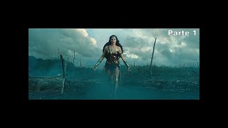 La Mujer Maravilla pelea en Tierra de Nadie Parte 1  Calidad DVD  WONDER WOMAN  Español Latino [upl. by Eniluj]