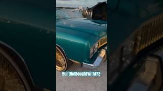 73 Donk On ALL GOLD Daytons builtnotboughtwithtre donks restoration automobile [upl. by Lehcyar]