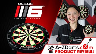 Winmau Blade 6 Standard Dual Core amp Triple Core Dartboard  Product Review  Jen Mounts [upl. by Ojimmas]